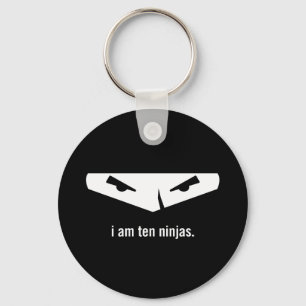 ich bin zehn ninjas schlüsselanhänger