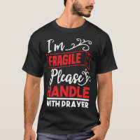 Ich bin zerbrechlich bitte mit vorsichtigem Christ