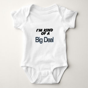Ich bin ziemlich groß (blau) baby strampler