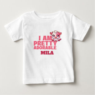 Ich bin ziemlich süß Custom Baby T-shirt