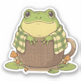 Ich bin Zochi, der Cozy Frosch Aufkleber