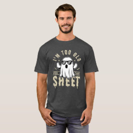 Ich bin zu alt für dieses Blatt Lustiger Halloween T-Shirt