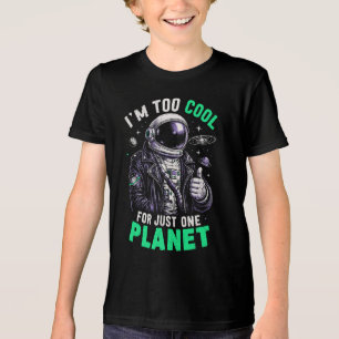Ich bin zu cool für nur einen Planeten Tri-Blend Shirt