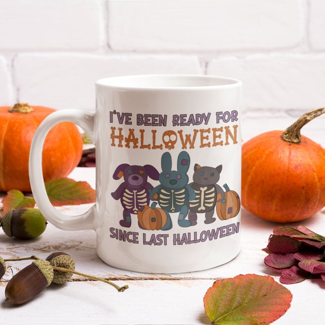 Ich bin zu Halloween Niedlich fertig Kaffeetasse (Von Creator hochgeladen)