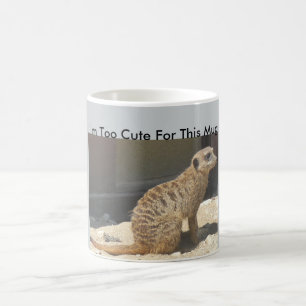 Ich bin zu Niedlich für diese Tasse Meerkat