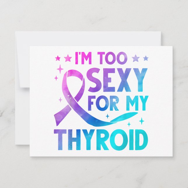 Ich bin zu sexy für meinen Schilddrüsenunterhalt S (Vorderseite)