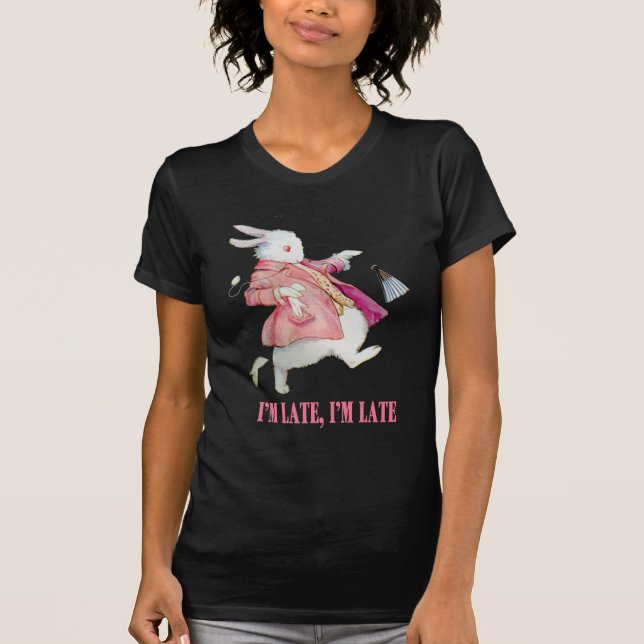 ICH BIN ZU SPÄT, BIN SPÄT, FÜR EIN SEHR WICHTIGES  T-Shirt (Vorderseite)