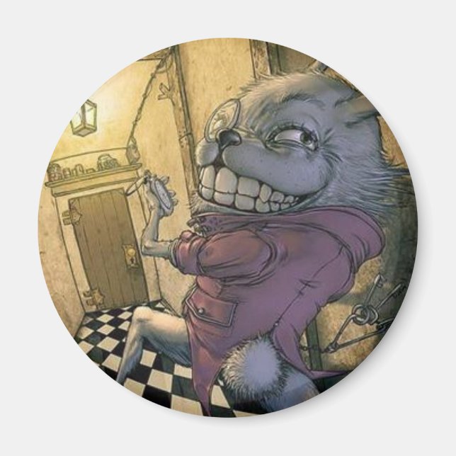 Ich bin zu spät! magnet (Vorne)