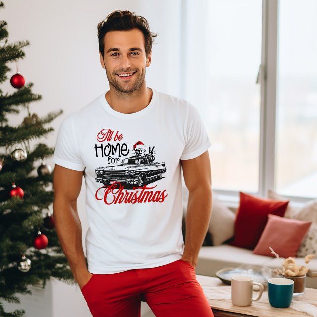 Ich bin zu Weihnachten Zuhause T-Shirt (Von Creator hochgeladen)