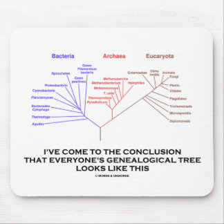 Ich bin zum Abschluss des Genealogischen Baumes ge Mousepad