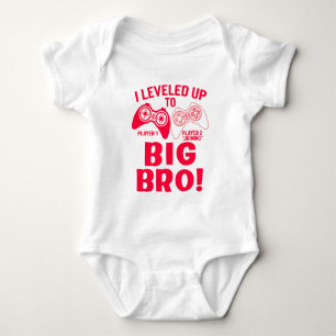 "ICH BIN ZUM GROSSEN BRUDER AUFGERÜCKT! BABY STRAMPLER