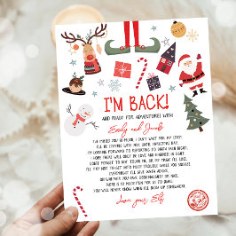 Ich bin zurück Elf Ankunft Brief Elf Rückkehr Weih