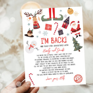 Ich bin zurück Elf Ankunft Brief Elf Rückkehr Weih