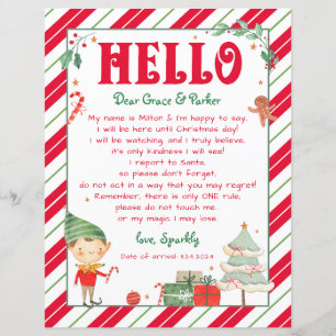Ich bin zurück Elf Willkommen Hallo Weihnachten El