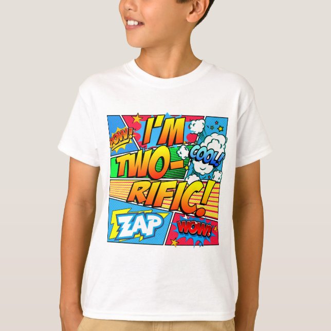 Ich bin zwei Rific! T-Shirt (Vorderseite)