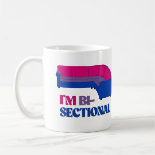 Ich bin zweigeteilt kaffeetasse