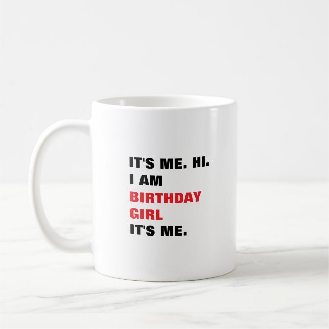 Ich bin's, das Geburtstagskind Kaffeetasse (Links)