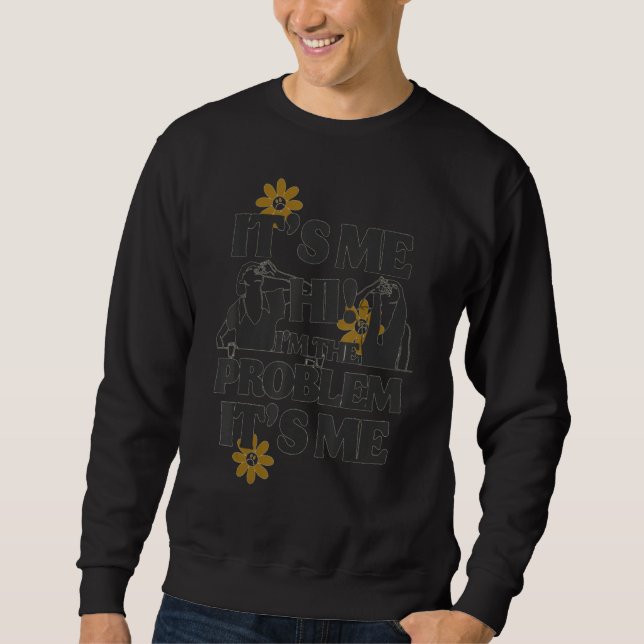 Ich bins Hi Ich bin das Problem Ich bins, Musiktex Sweatshirt (Vorderseite)