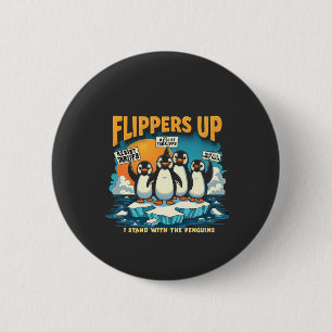 Ich bleibe bei Pinguinen Button