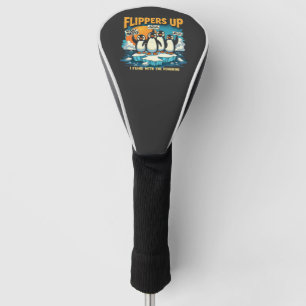 Ich bleibe bei Pinguinen Golf Headcover