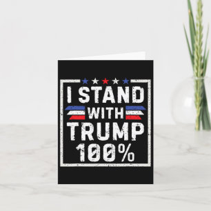 Ich bleibe bei Trump 100 % 1 Karte