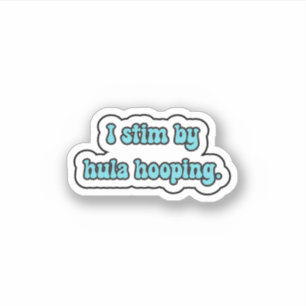 Ich bleibe dabei, dass ich die blaue Neurovielfalt Aufkleber