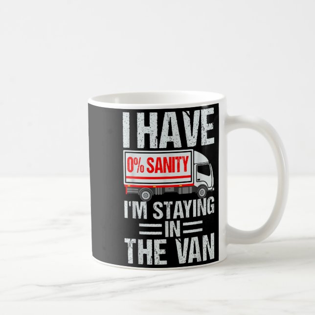 Ich bleibe im Van Funny Phasmophobia Gamer Ich Kaffeetasse (Rechts)