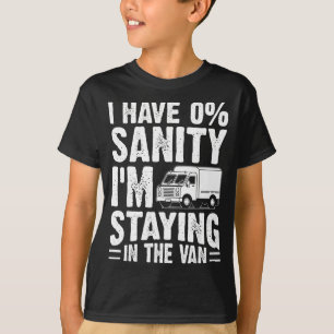 Ich bleibe im Van Phasmophobia Gamer Mann Frauen T-Shirt