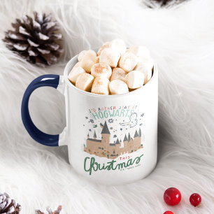 Ich Bleibe lieber zu Weihnachten auf Hogwarts Tasse