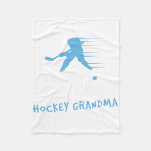 Ich bleibe ruhig, ich bin eine Hockey-Oma Fleecedecke