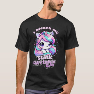 Ich bleich meine stinkende Falte Cute Unicorn Y2K T-Shirt