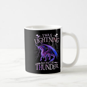 Ich blitzte vor den Donner-Drachen über mir Kaffeetasse