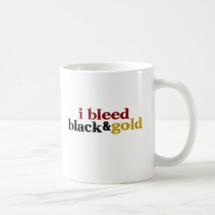 Ich blute Schwarzes und Gold Tasse