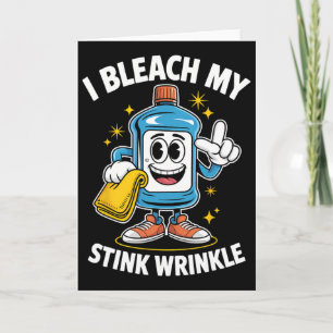 Ich blutete mein stinkfarbenes Shirt Funny Dirty C Karte