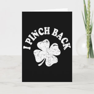 Ich boxe Ck Lustiger St. Patrick's Day Ich kneife  Karte