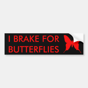 ICH BRAKE FÜR BUTTERFLIS Autoaufkleber