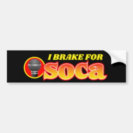 ICH BRAKE FÜR SOCA AUTOAUFKLEBER