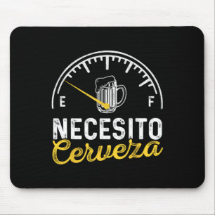 Ich brauche Bier Lustige Sprüche Mexikanisch Ich b Mousepad