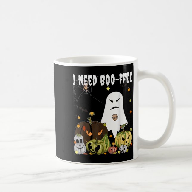 Ich brauche Boo-Kaffee Geist Jack-o-lantern Kaffee Kaffeetasse (Rechts)