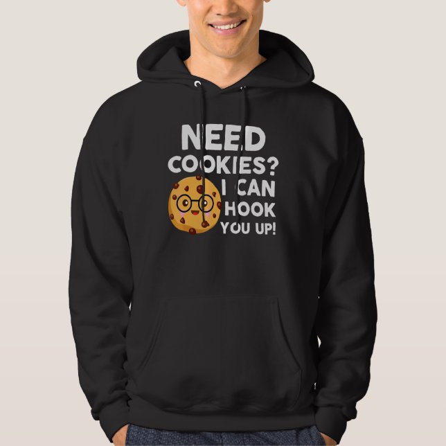 Ich brauche Cookies, die ich dir Baker Cookie Baki Hoodie (Vorderseite)