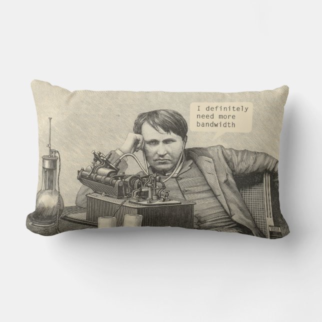 Ich brauche definitiv mehr Bandbreite Lendenkissen (Vorderseite)