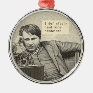 Ich brauche definitiv mehr Bandbreite Ornament Aus Metall
