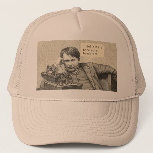 Ich brauche definitiv mehr Bandbreite Truckerkappe (Vorderseite)