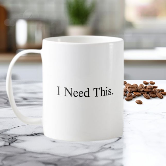 Ich brauche diesen Kaffeebecher Kaffeetasse (Von Creator hochgeladen)