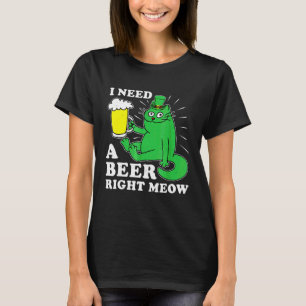 Ich brauche ein Bier, das genau das richtige Meo S T-Shirt