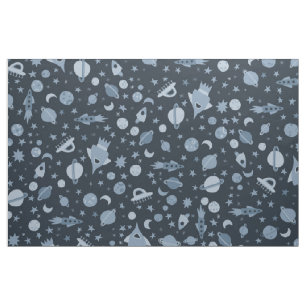 Ich brauche ein Raumuniversum UFO-Muster Stoff