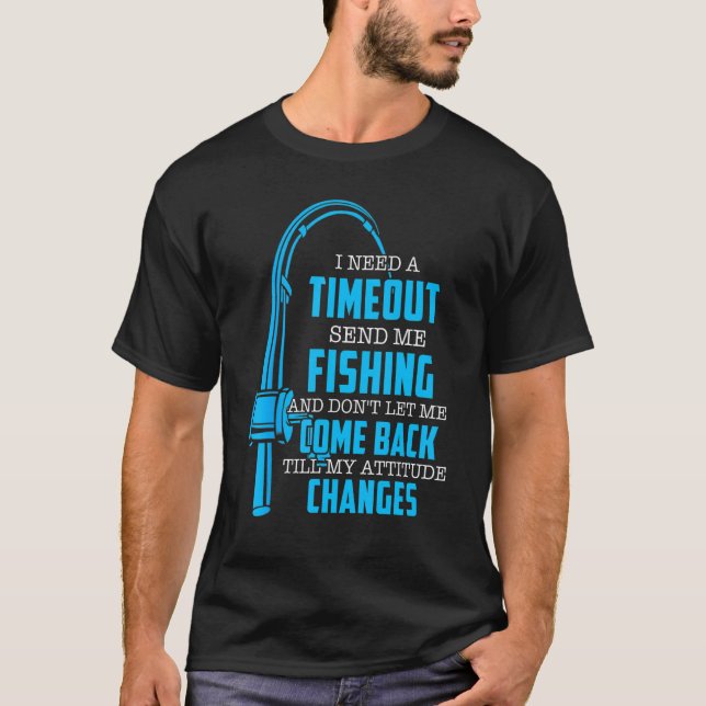 Ich brauche ein Zeitlimit, das mir Fischereifahrze T-Shirt (Vorderseite)