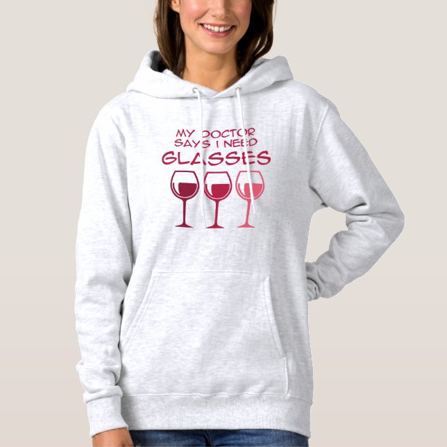 Ich brauche eine Brille Hoodie (Vorderseite)
