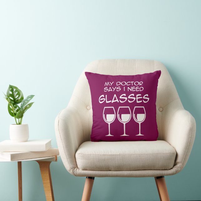 Ich brauche eine Brille Kissen (Stuhl )