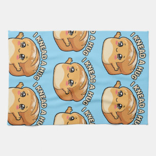 Ich brauche eine Umarmung — Kawaii Brot Geschirrtuch